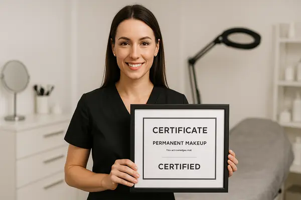 Permanent makeup certification and professional standards information for PMU artists