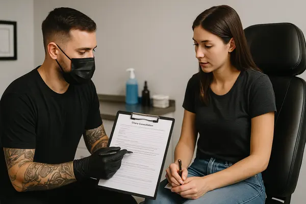 Tattoo client consultation and consent standards for professional body artists