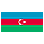 Azerbaijan flag for body art standards