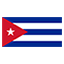 Cuba flag for body art standards