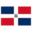 Dominican Republic flag for body art standards