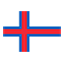 Faroe Islands flag for body art standards