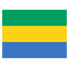 Gabon flag for body art standards