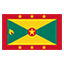 Grenada flag for body art standards