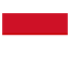Indonesia flag for body art standards