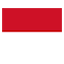 Monaco flag for body art standards