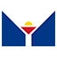 Saint Martin flag for body art standards