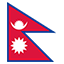 Nepal flag for body art standards