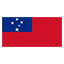 Samoa flag for body art standards
