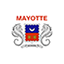 Mayotte flag for body art standards
