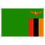 Zambia flag for body art standards